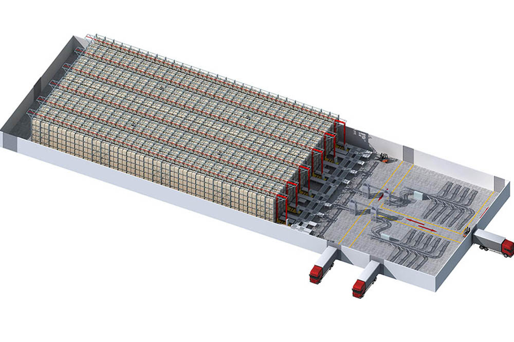 自動化立體庫3D方案圖